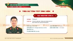 ứng viên hội đồng quân nhân