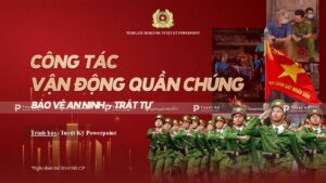 vận động quần chúng bảo vệ an ninh trật tự