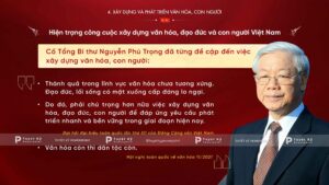 xây dựng và phát triển con người