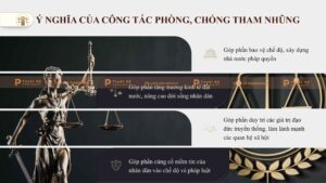 ý nghĩa công tác phòng chống tham nhũng