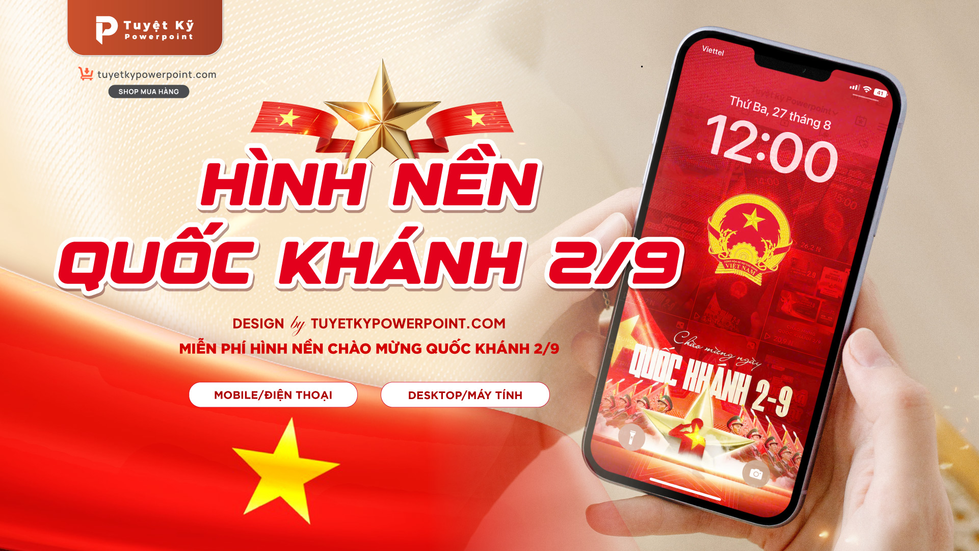 Tong hop hinh nen wallpaper ky niem 80 nam ngay quoc khanh viet nam 2/9 – Tuyetkypowerpoint.com