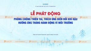 backdrop banner lễ phát động