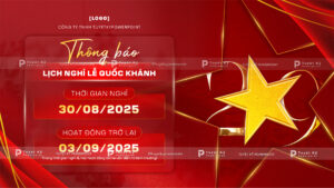 backdrop banner thông báo nghỉ lễ 2/9