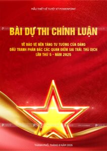 bìa A4 bài dự chính luận