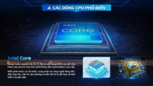 các dòng cpu phổ biến