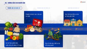hướng dẫn người dân chuẩn bị đón bão