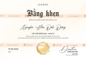 mẫu bằng khen cá nhân