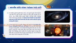 nguồn gốc và sự hình thành trái đất