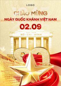 poster social post quốc khánh 2/9