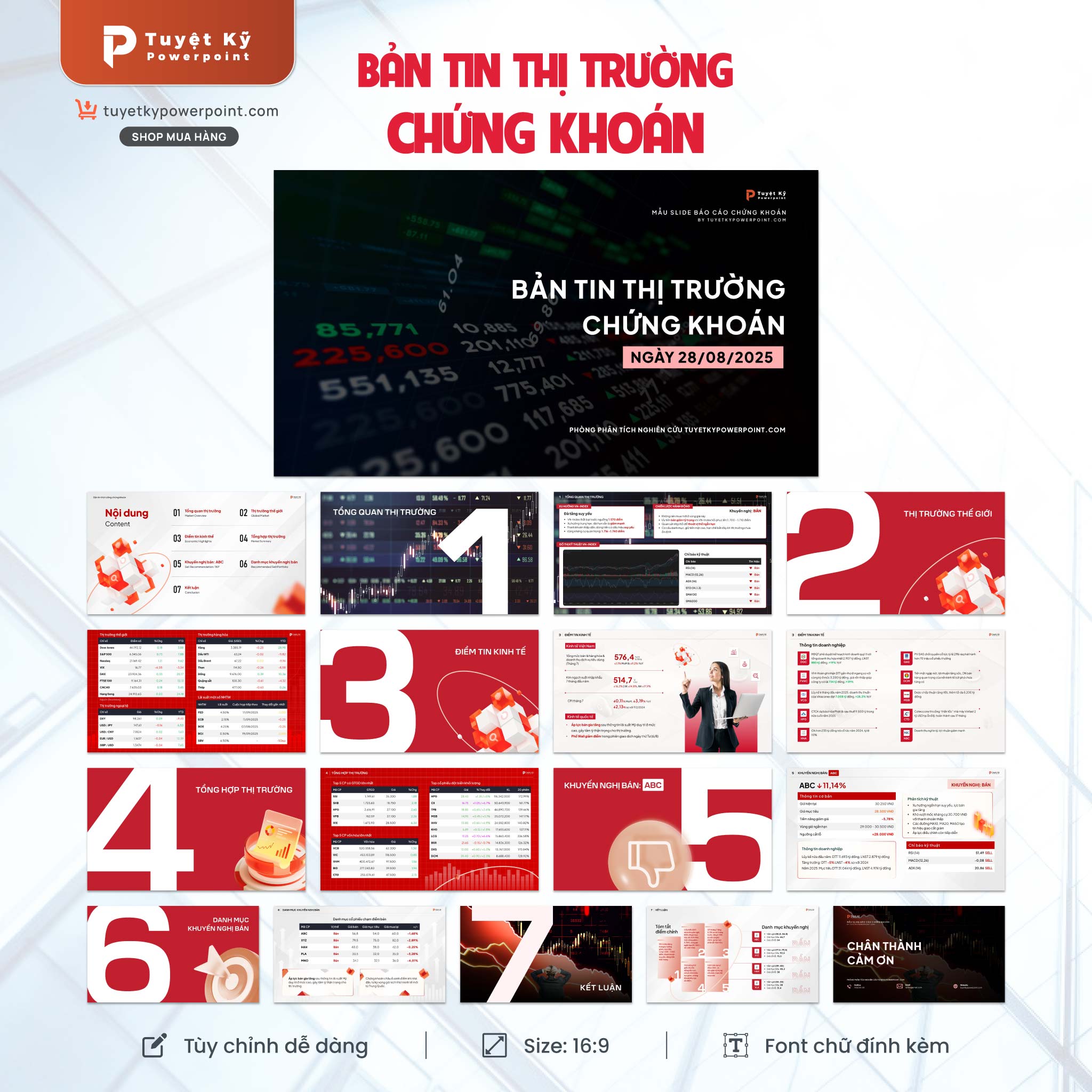 thumbnail bản tin thị trường chứng khoán