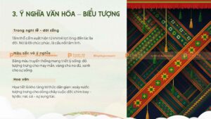 ý nghĩa văn hóa biểu tượng nghề dệt thổ cẩm tại việt nam