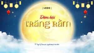 Mẫu Backrop / Banner sự kiện Tết Trung Thu