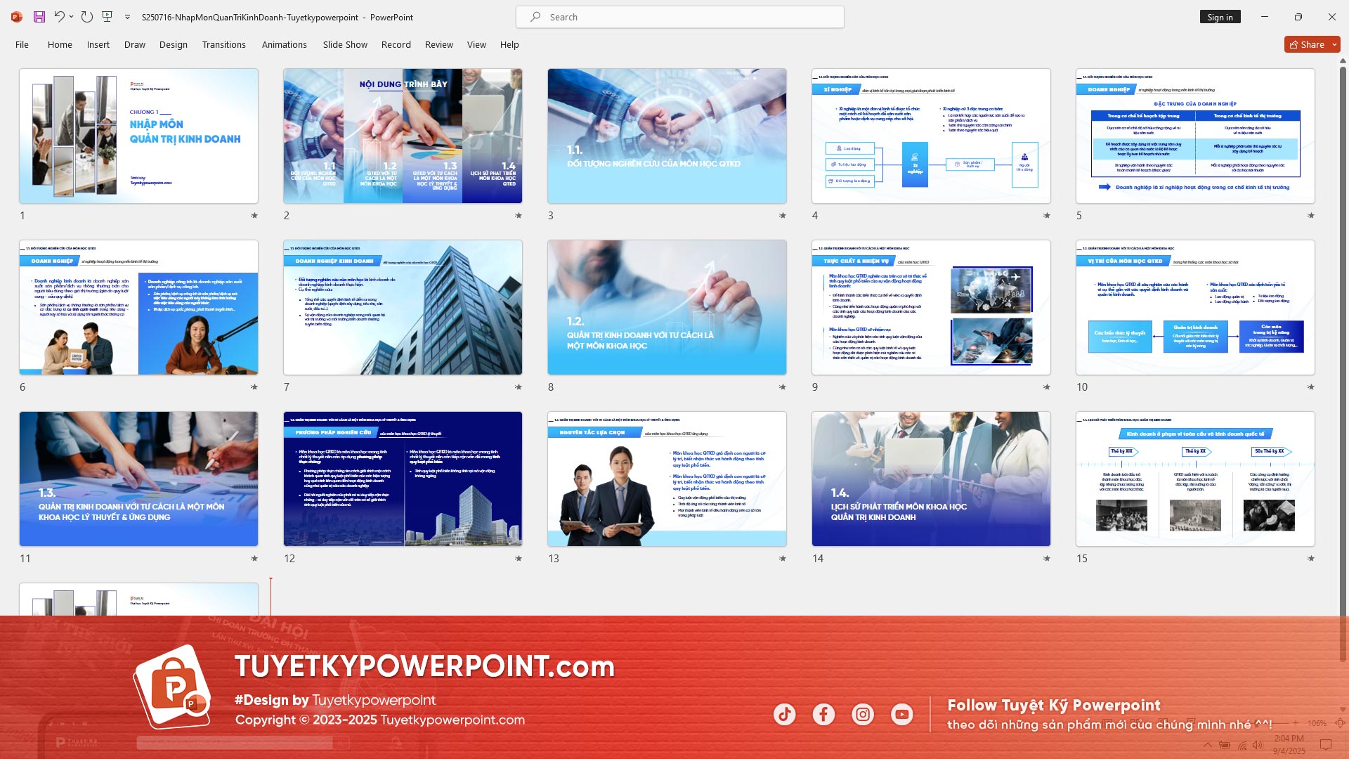 100+ Mẫu Slide PowerPoint Đẹp, Chuyên Nghiệp – TuyetkyPowerPoint