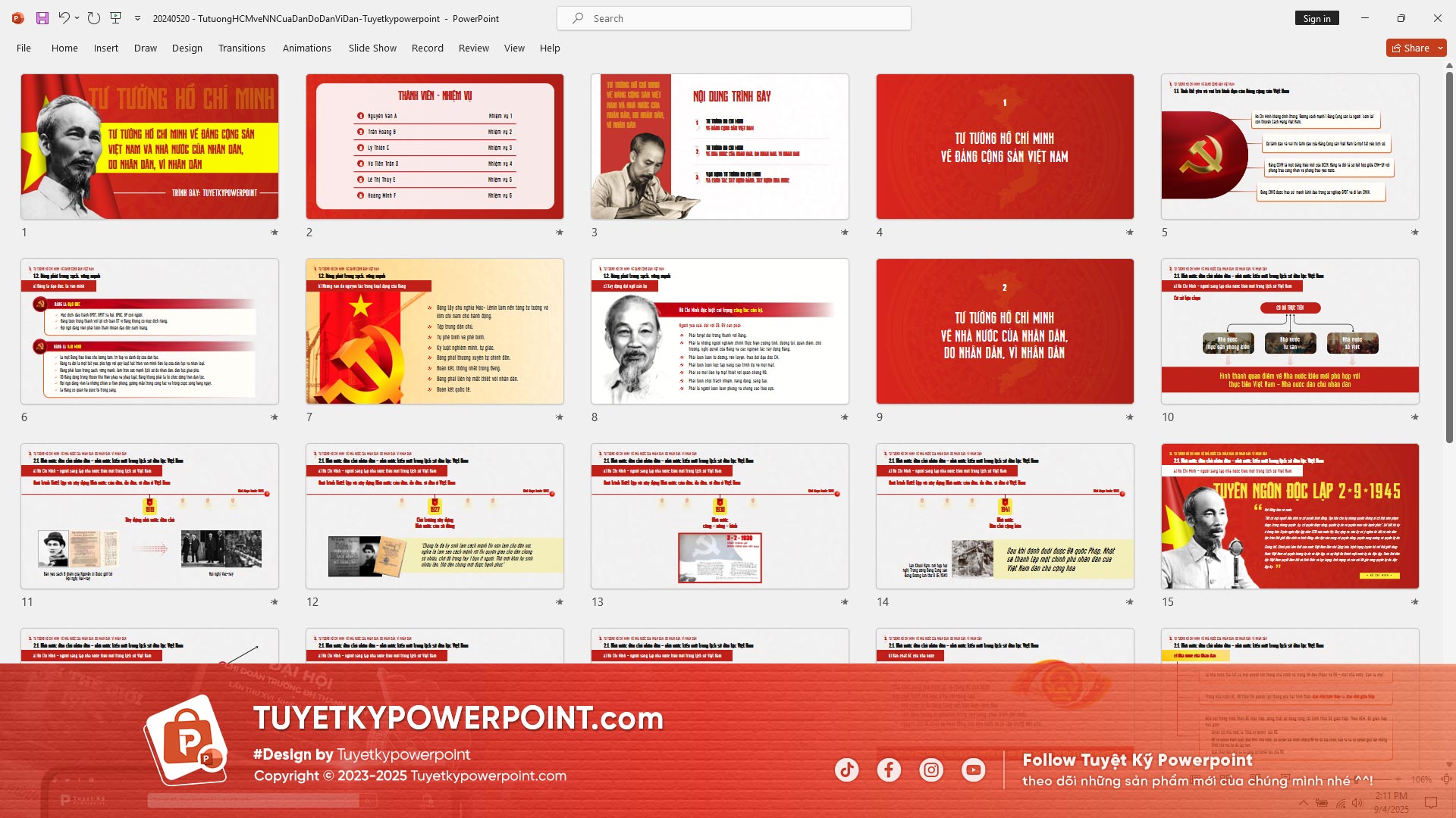 100+ Mẫu Slide PowerPoint Đẹp, Chuyên Nghiệp – TuyetkyPowerPoint