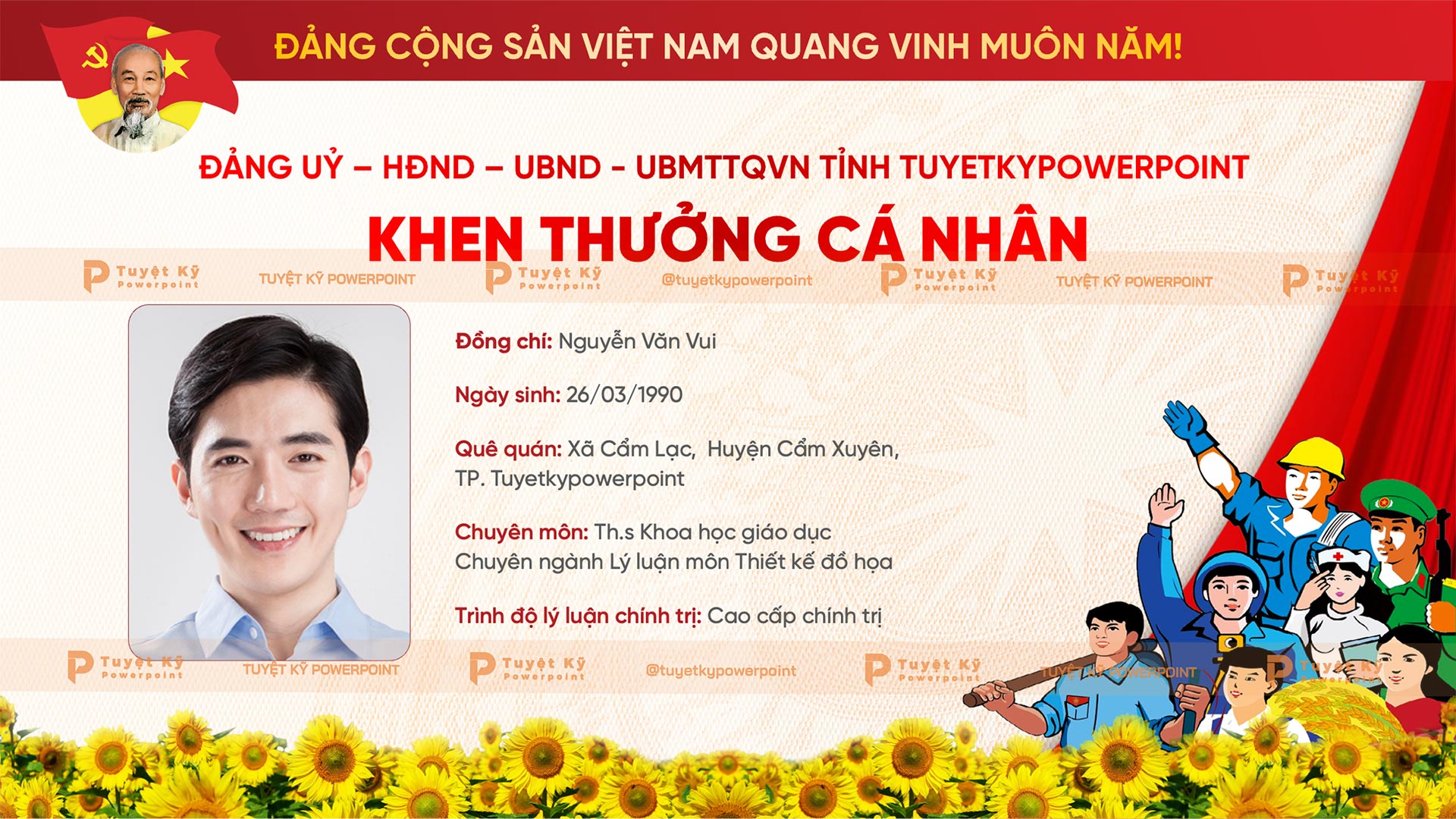backdrop banner khen thưởng cá nhân