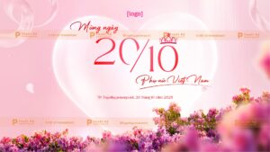 backdrop banner ngày phụ nữ việt nam 20/10