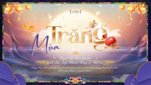 backdrop banner trung thu mùa trăng