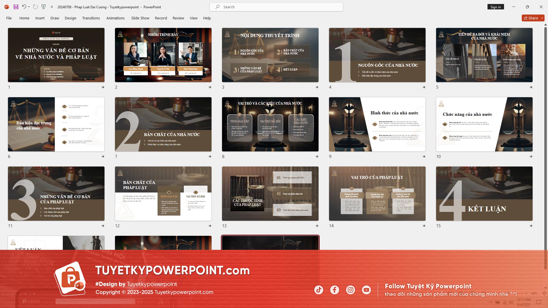 100+ Mẫu Slide PowerPoint Đẹp, Chuyên Nghiệp – TuyetkyPowerPoint
