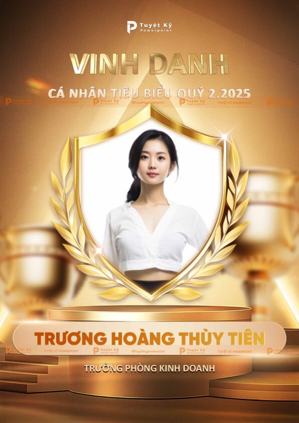 poster social post vinh danh cá nhân tiêu biểu quý
