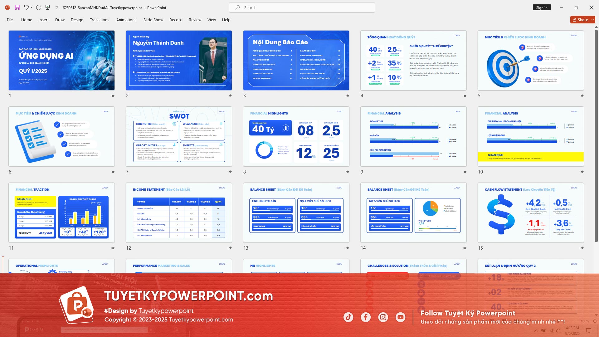 100+ Mẫu Slide PowerPoint Đẹp, Chuyên Nghiệp – TuyetkyPowerPoint