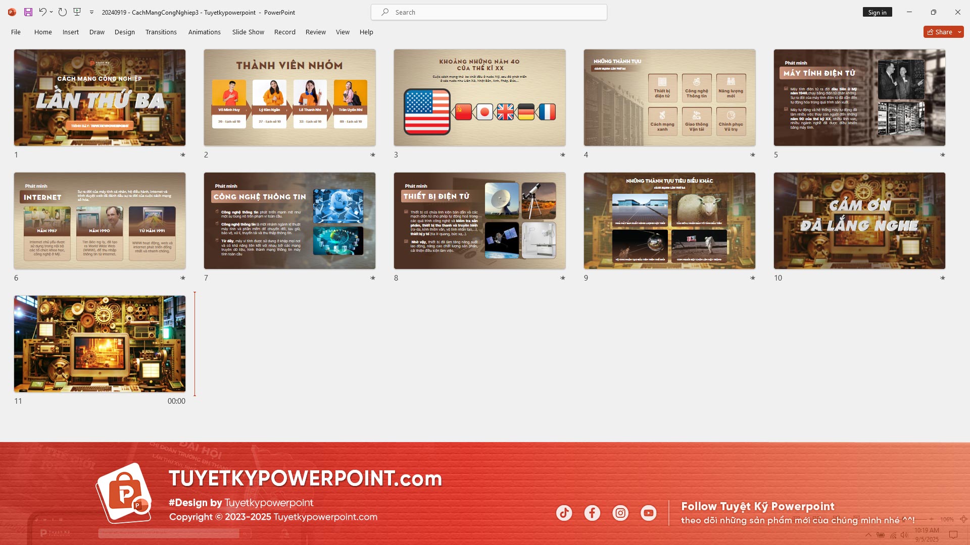 100+ Mẫu Slide PowerPoint Đẹp, Chuyên Nghiệp – TuyetkyPowerPoint