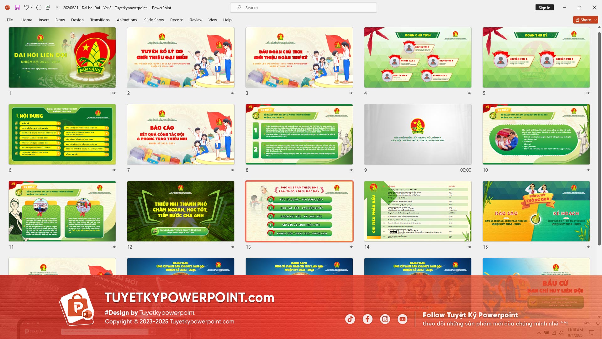 Tải ngay 100+ mẫu slide PowerPoint đẹp, chuyên nghiệp tại TuyetkyPowerPoint. Phù hợp giáo dục, y tế, kinh doanh, du lịch, môi trường. Chỉnh sửa dễ dàng!