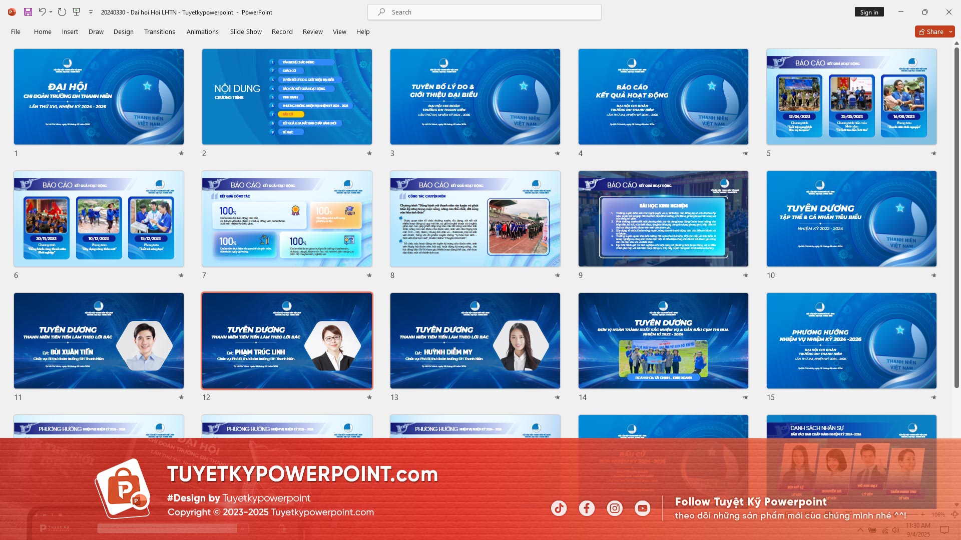 Tải ngay 100+ mẫu slide PowerPoint đẹp, chuyên nghiệp tại TuyetkyPowerPoint. Phù hợp giáo dục, y tế, kinh doanh, du lịch, môi trường. Chỉnh sửa dễ dàng!