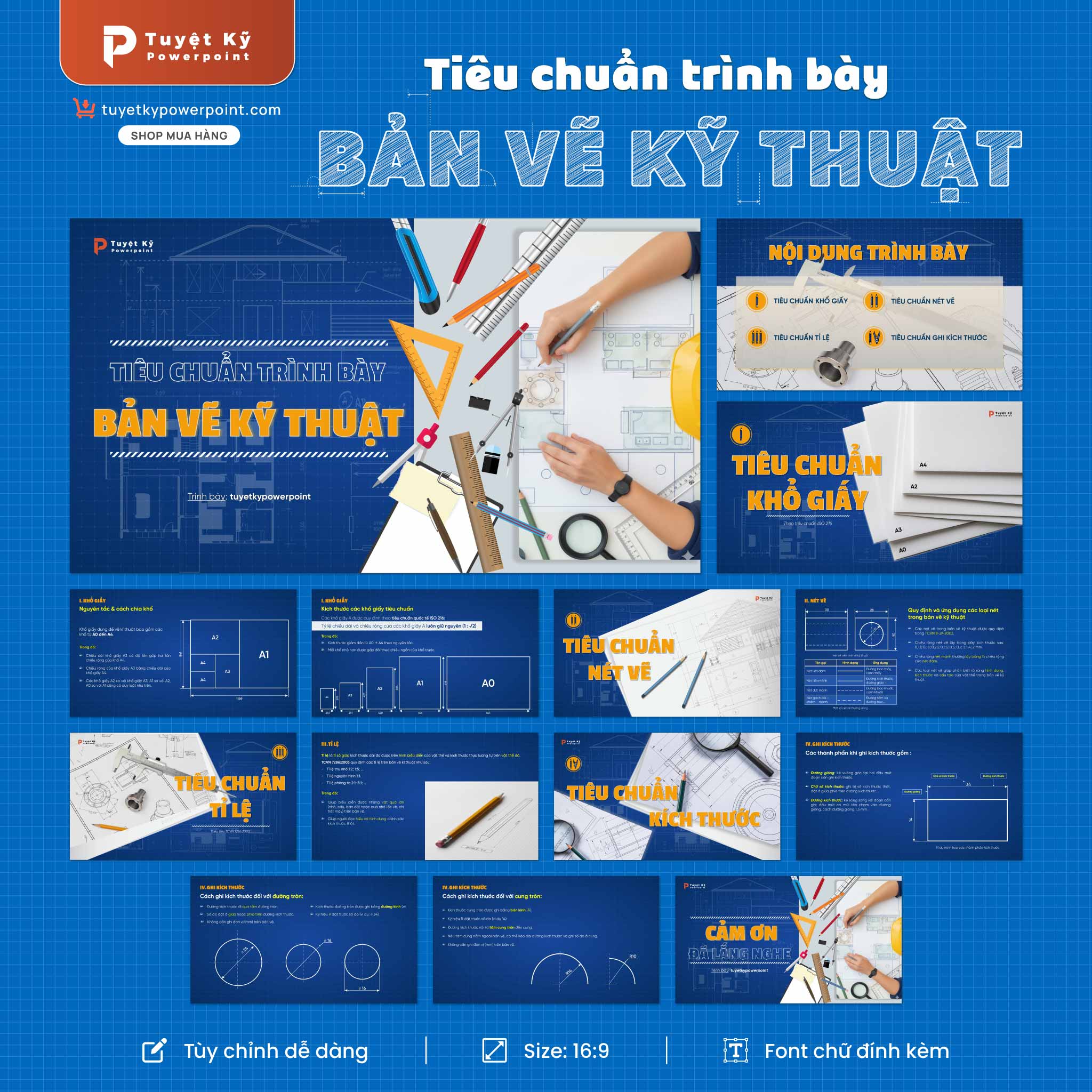 công nghệ 8 tiêu chuẩn trình bày bản vẽ kỹ thuật