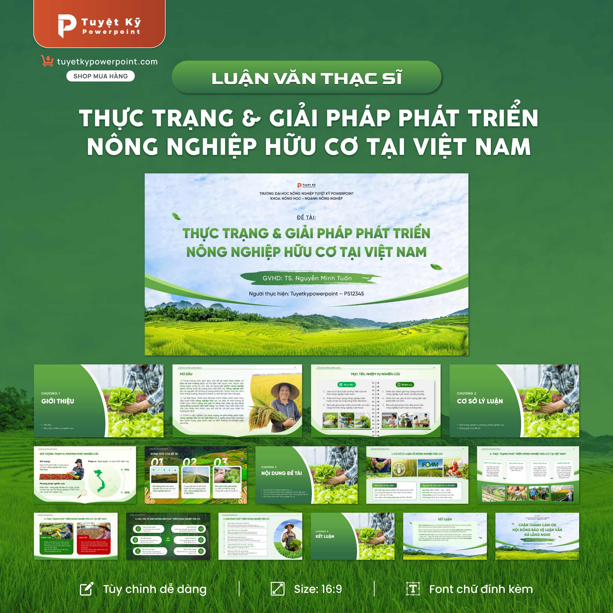 thumbnail luận văn phát triển nông nghiệp hữu cơ