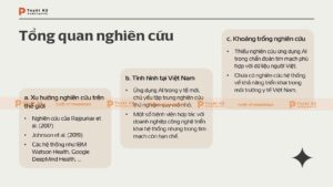 tổng quan nghiên cứu đề tài ứng dụng trí tuệ nhân tạo (AI) trong chẩn đoán bệnh lý tim mạch tại Việt Nam