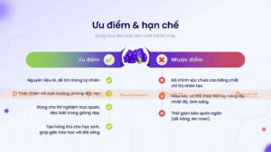 ưu nhược điểm chất chỉ thị màu từ hoa đậu biết