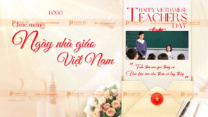 backdrop banner ngày nhà giao việt nam 20/11