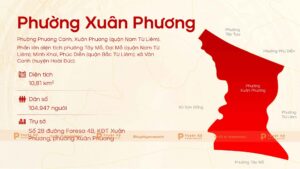 bản đồ hành chánh hà nội phường xuân phương