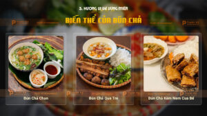 biến thể của bún chả hà nội