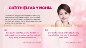 giới thiệu và ý nghĩa việc đầu tư chăm sóc sức khỏe phụ nữ