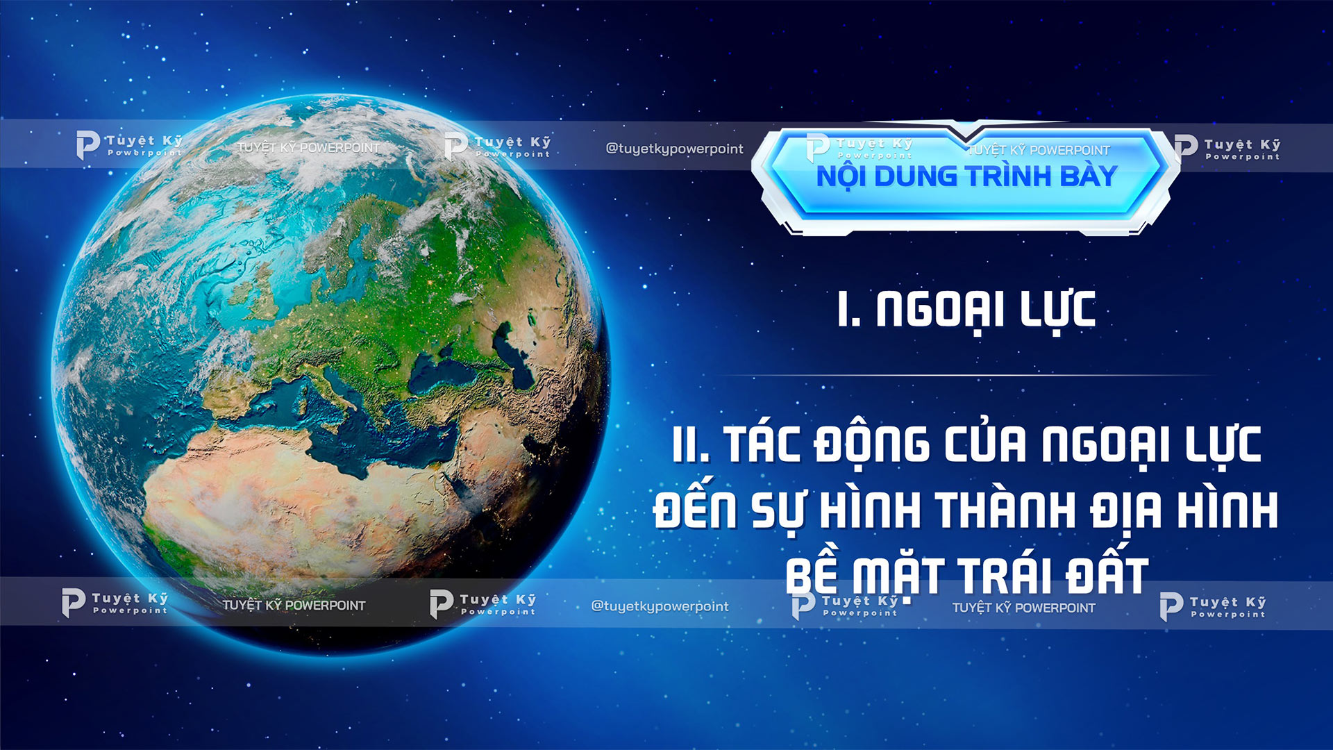 ngoại lực địa lí