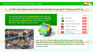 tác động đến đời sống con người