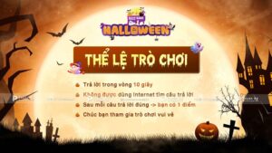 thể lệ quiz game đố vui halloween