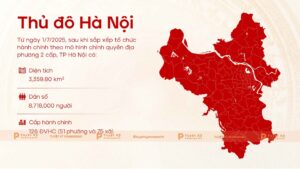 thông tin bản đồ hành chánh hà nội