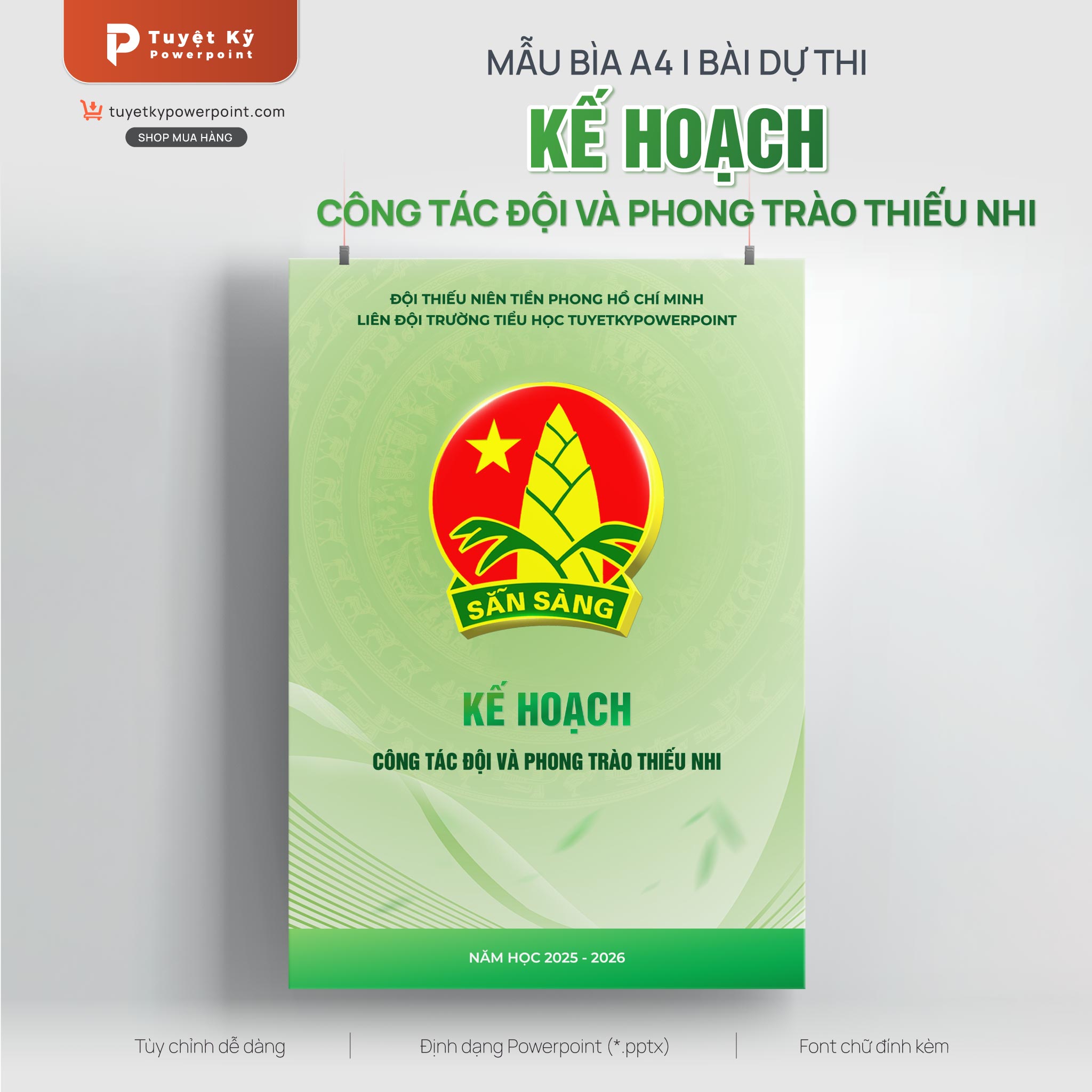 bìa kế hoạch công tác đội
