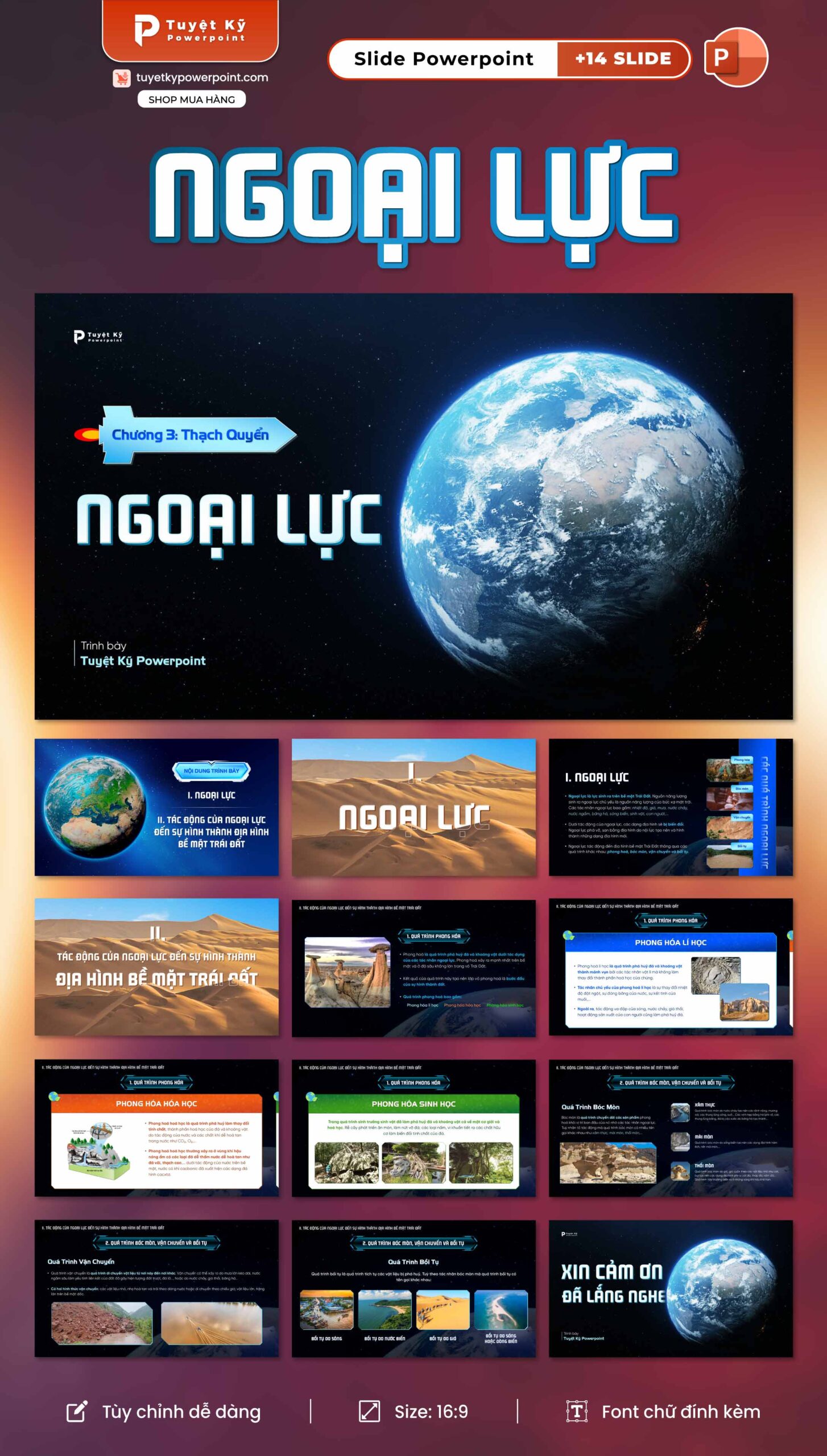 ngoại lực địa lí