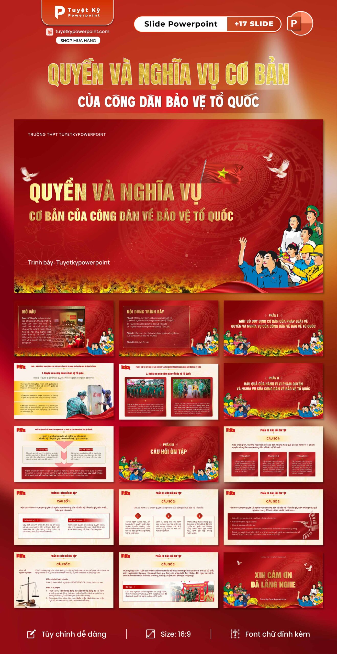 quyền và nghĩa vụ cơ bản của công dân bảo vệ tổ quốc