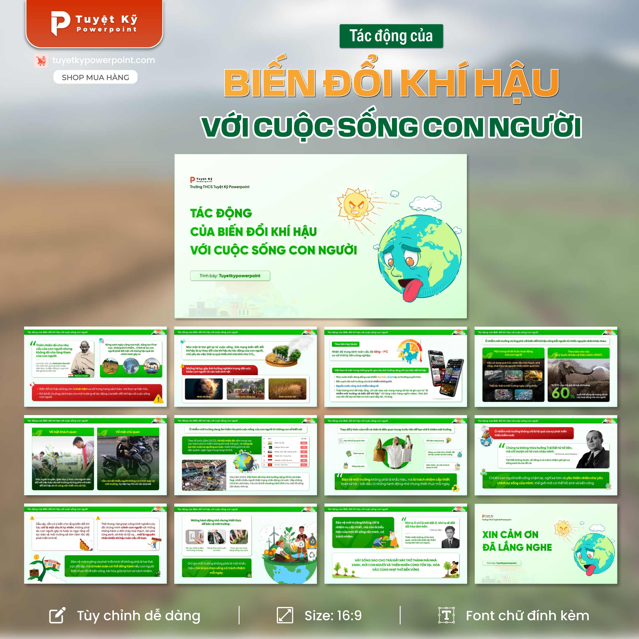 tác động biến đổi khí hậu với cuộc sống con người