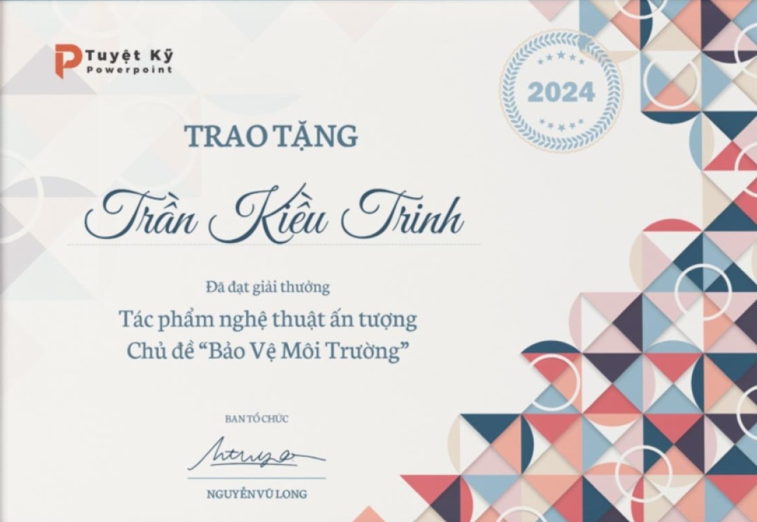 mẫu bằng khen nghệ thuật
