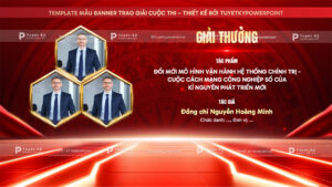 backdrop banner trao giải top 3