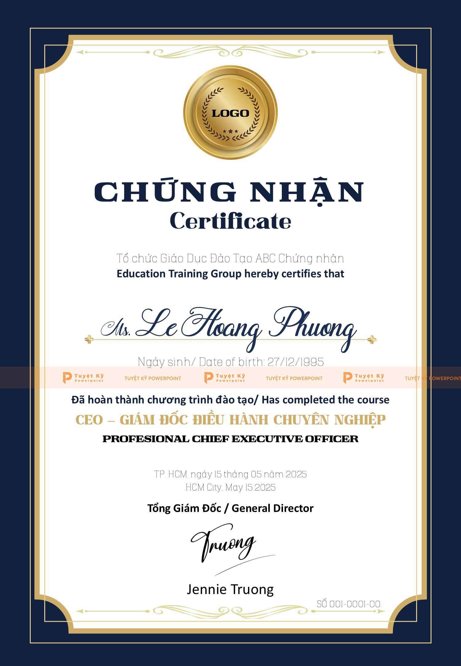 mẫu giấy chứng nhận doanh nghiệp