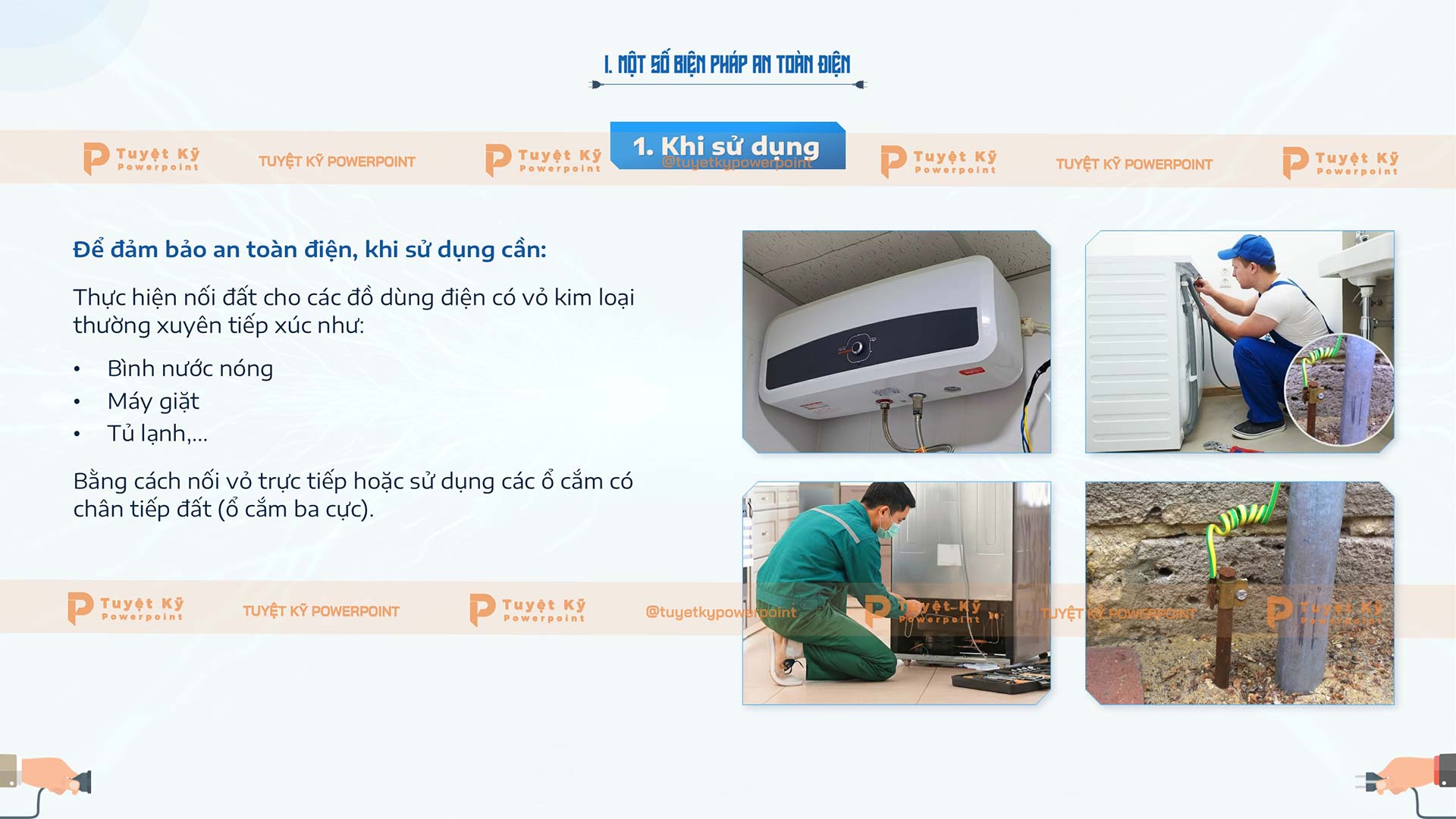 một số biện pháp an toàn điện