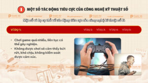 một số tác động tiêu cực của của công nghệ kỹ thuật số