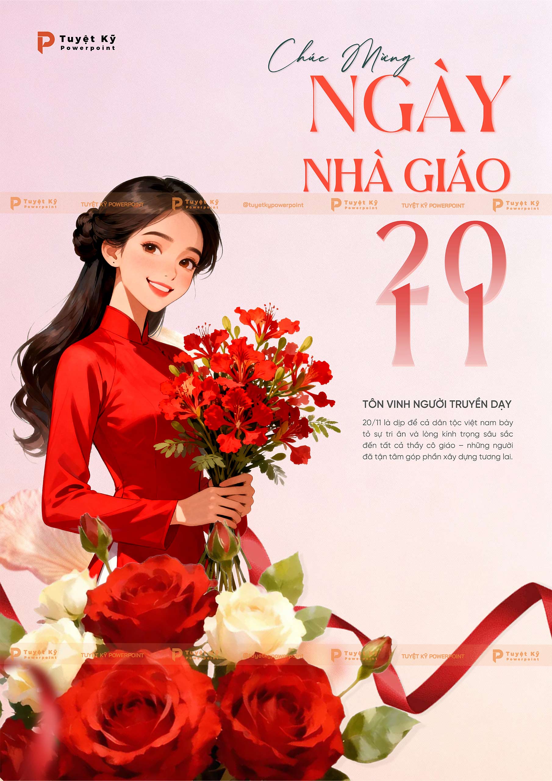Poster socail poster ngày nhà giáo việt nam 20/11