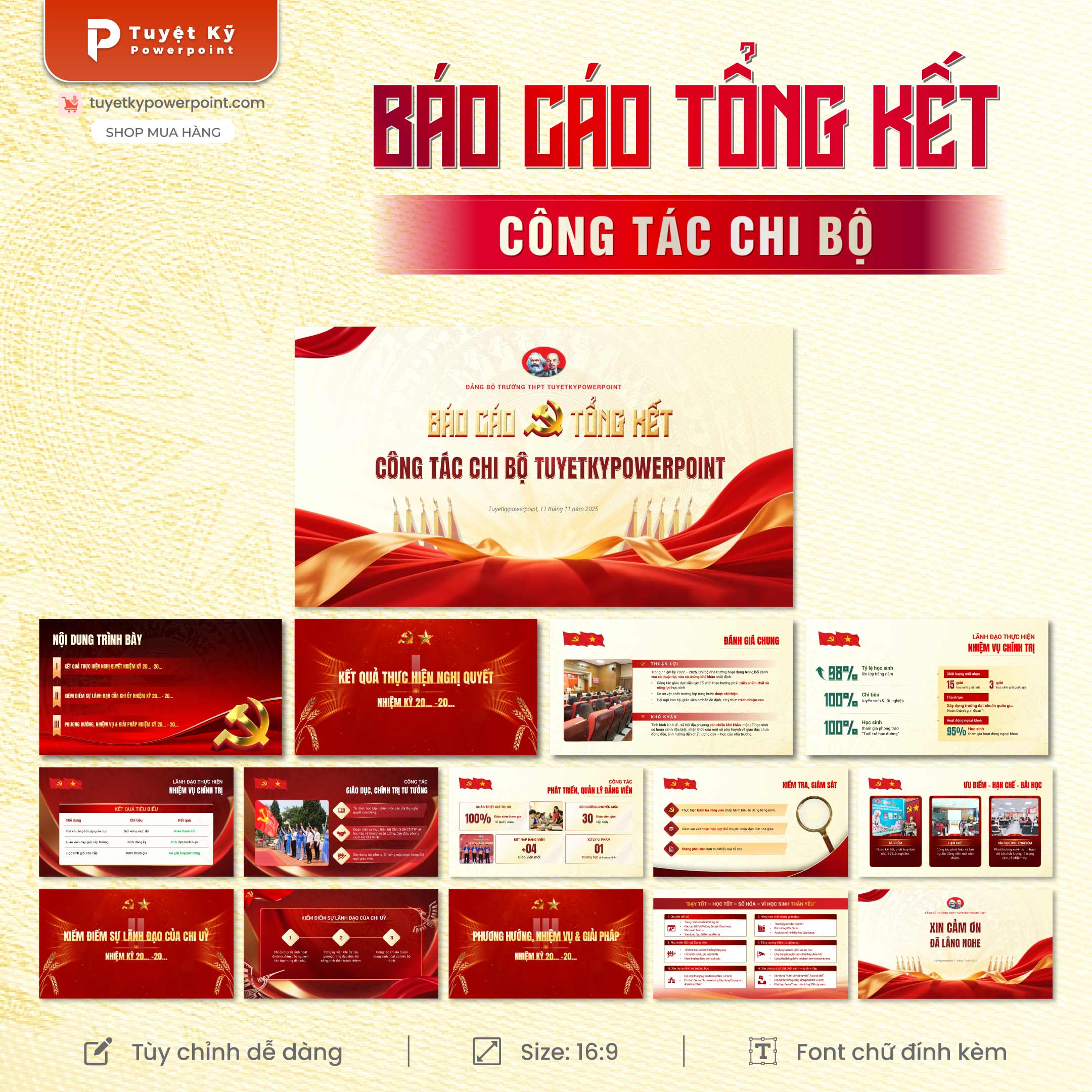 báo cáo tổng kết công tác chi bộ